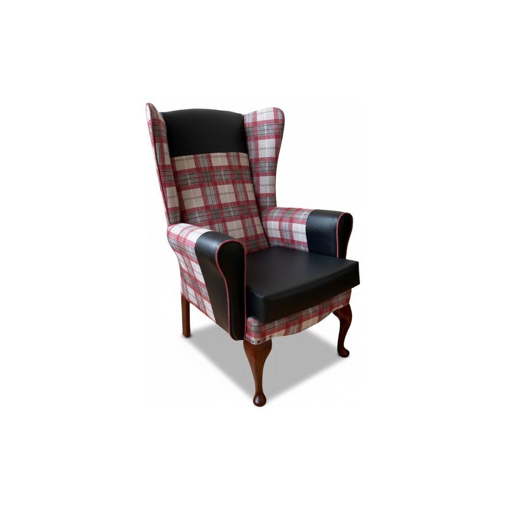 Salisbury High Back Chair With Queen Anne Leg Ref7